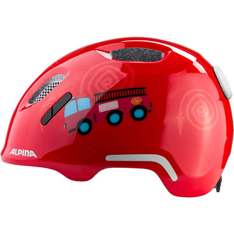 Abbigliamento sportivo olimpico Alpina Sports casco per bambini Ximo 2 Flash Fire Fighter 49-54 GL.