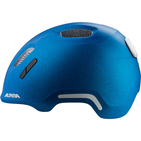 Abbigliamento sportivo olimpico Casco per bambini Alpina Sports Ximo 2 Flash Blue 49-54 opaco