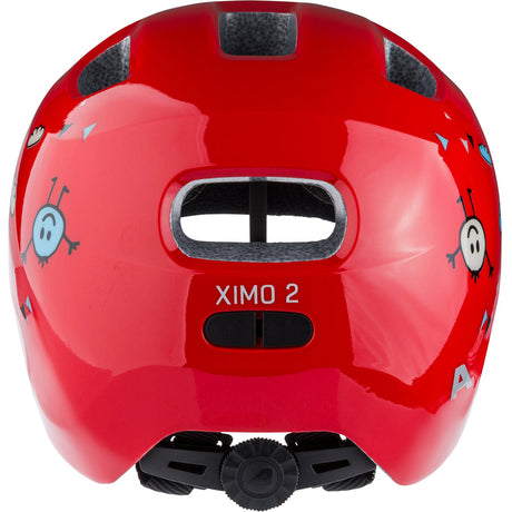 Abbigliamento sportivo olimpico Casco per bambini Alpina Sports Ximo 2 Red Smile 45-49 Gloss