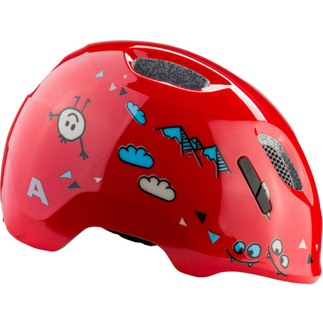 Abbigliamento sportivo olimpico Casco per bambini Alpina Sports Ximo 2 Red Smile 45-49 Gloss