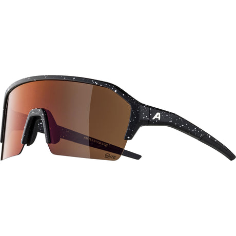 Olympic Sportswear Alpina Sports occhiali sportivi Ram HR Q-Lite lenti rosse a specchio nere