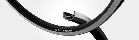 Cerchio rigido ryde 28 (622) big bull 32 14 nero (terra)