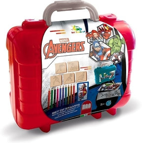 Set da scrittura valigia avengers: 81 pezzi (42873)