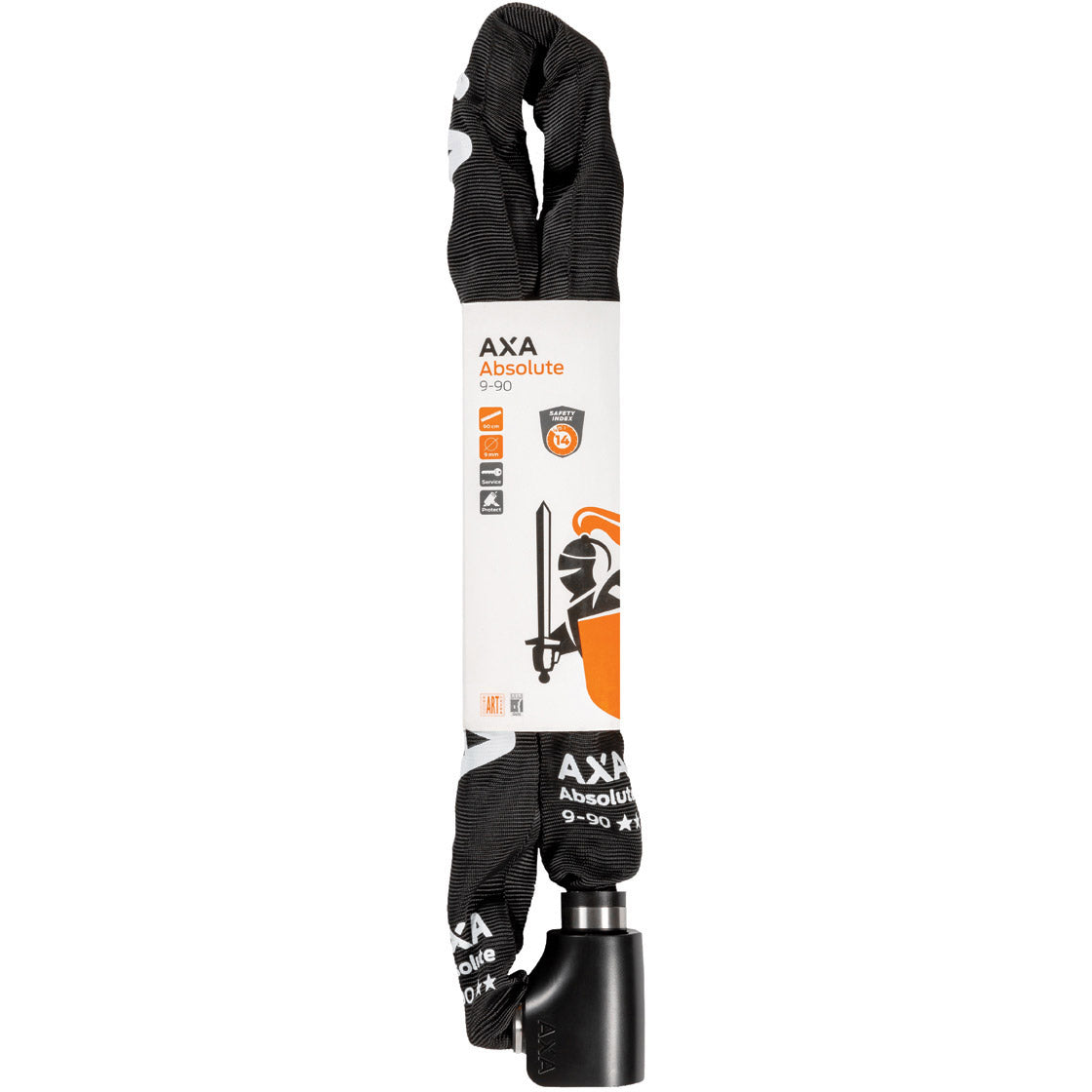 Catena antifurto Axa compl. assoluto 9x90 nero indice di sicurezza 14 art 2**
