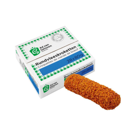 Crocchetta di manzo Ad van Faith 20% (28x 80 gr)