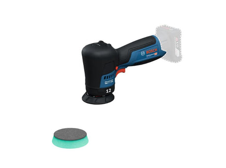 Lucidatrice a batteria Bosch GPX12V-77 blu incl. tampone di supporto, tampone di lucidatura | senza caricabatteria - 06019l4003