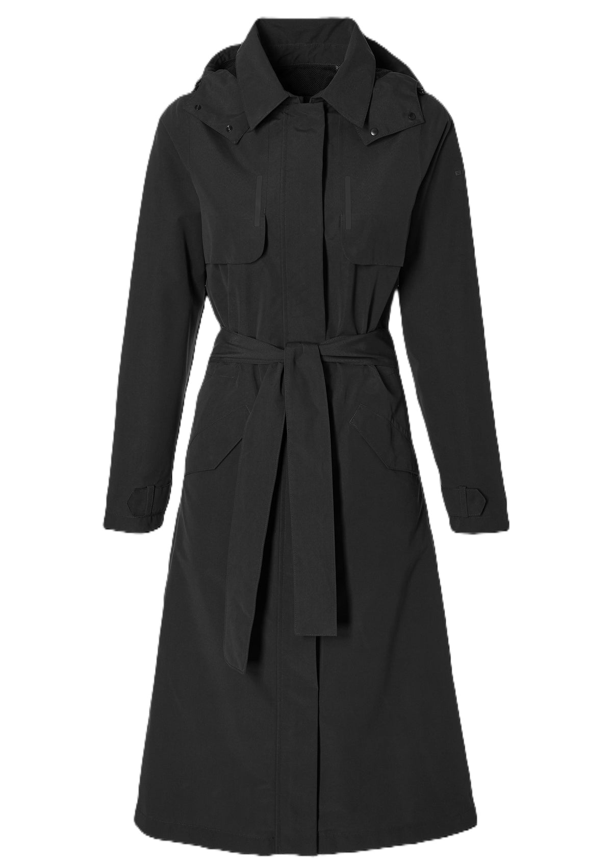 Trench Basil Mosse da donna Jet Black s