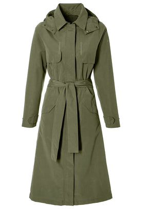 Trench Basil Mosse da donna verde oliva s