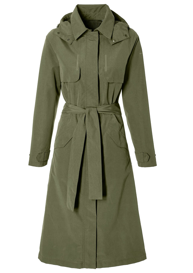 Trench Basil Mosse da donna verde oliva s