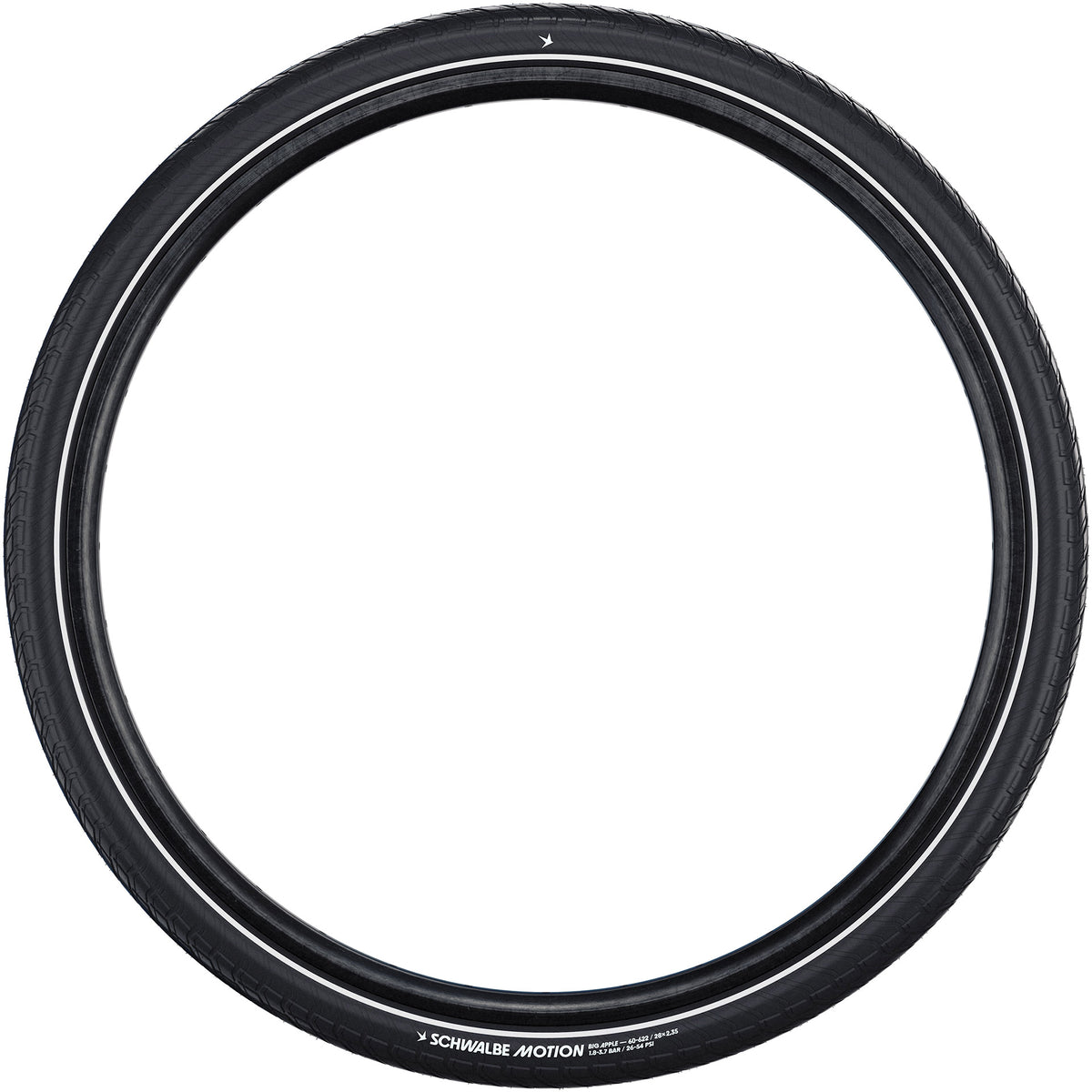 Schwalbe benelux b.v. Schwalbe Copertoncino Motion Big Apple 50-507 +R Nero