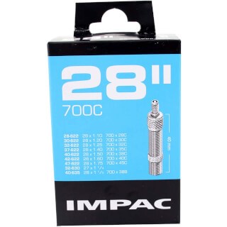 IMPAC (Schwalbe) Tubo interno DV17 28 pollici 28 47-622 40 mm