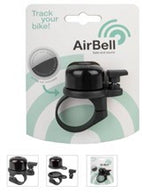 Airbell Bicycle Bell con supporto per airtag Ø31,8 mm nero