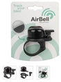 Airbell Bicycle Bell con supporto per airtag Ø31,8 mm nero