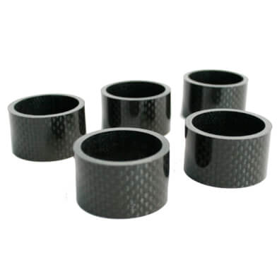 Spacianti HZB 28,6 mm 1-1-1 8 pollici oversize 20 mm Carbon 5 pezzi 6500033