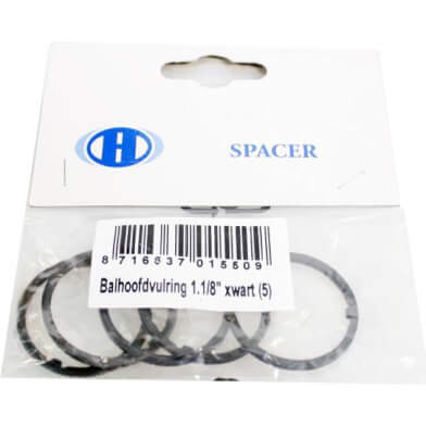 Hulzebos Cycle Parts b.v. dado testa sterzo hh 1.1 8 nero (5)
