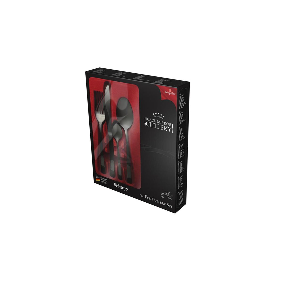 Set posate Berlingerhaus 24 pezzi nero