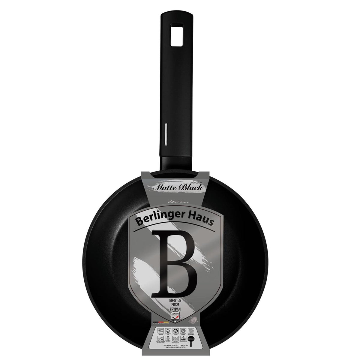 Padella Berlingerhaus nero opaco 20 cm