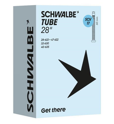 Camera d'aria Schwalbe scv17 28 pollici 28 47-622 635 valvola clik 60mm