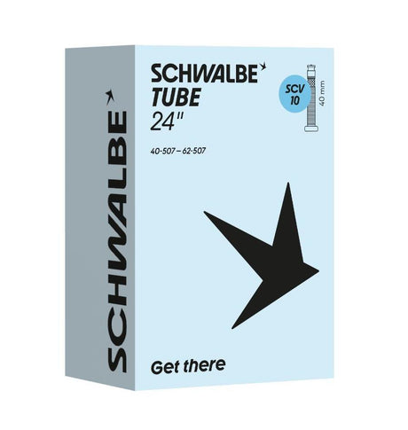 Camera d'aria Schwalbe scv10 24 pollici 40 62-507 valvola a scatto 40mm