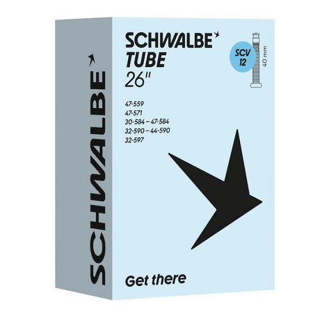 Camera d'aria Schwalbe scv12 26 pollici 30 47-559 597 valvola clik 40mm