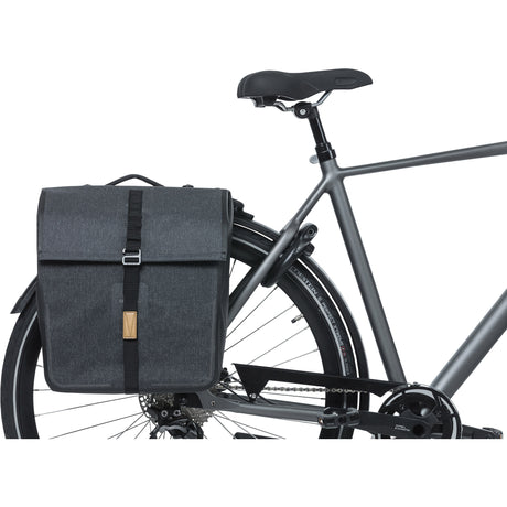 Borsa doppia da bicicletta Basil urban dry mik 50 litri - antracite