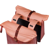Basil b.v. borsa doppia da bicicletta basil vive 28-35l 14 x 30 x 38 cm - rosa bordeaux