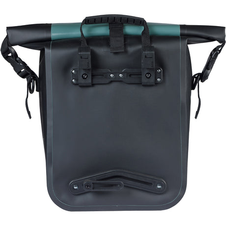 Basil borsa bici singola rivo m telone mik 12-15l 14 x 25 x 38 cm - verde nero