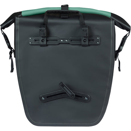 Borsa Basil rivo l singola verde nero | ganci mik | 15 l