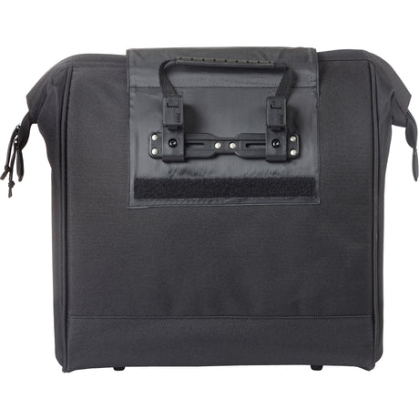 Borsa Basil grande shopper per biciclette nera | ganci mik | 23 l