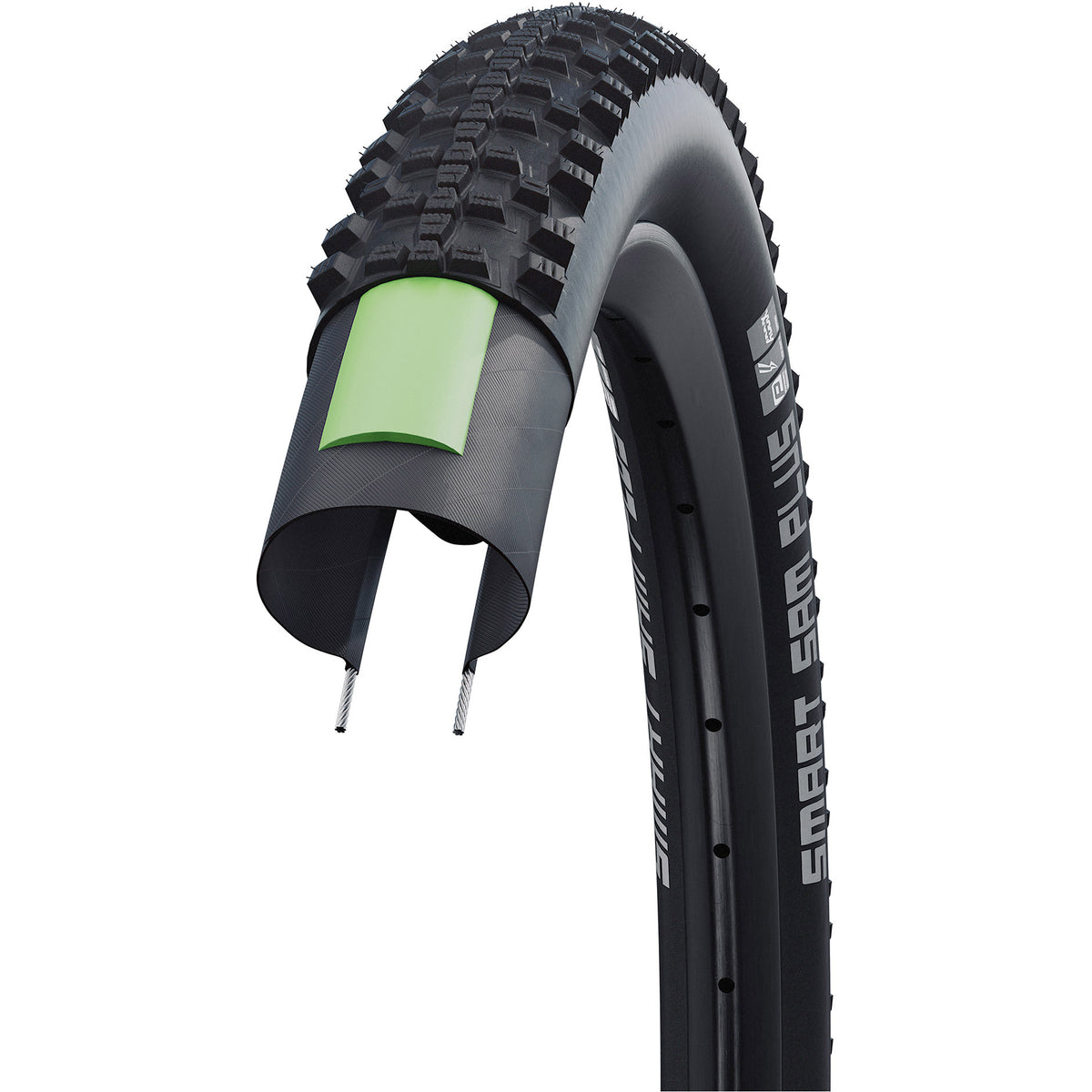 Schwalbe benelux b.v. Schwalbe Copertoncino Smart Sam Active 47-355 nero