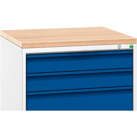 Cassettiera scorrevole con piano in legno Bott verso 105x65cm
