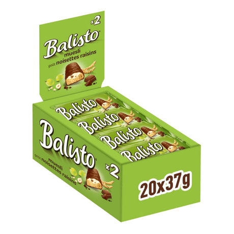 Barretta di cioccolato balisto muesli mix verde