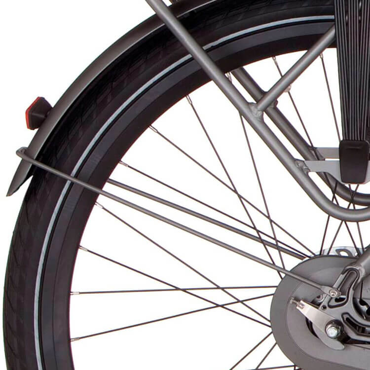 Asta del parafango Cortina posteriore 28 E-Octa Metal