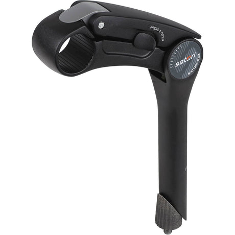 Attacco manubrio Cortina regolabile 25,4 110 31,8 satori ez3 nero