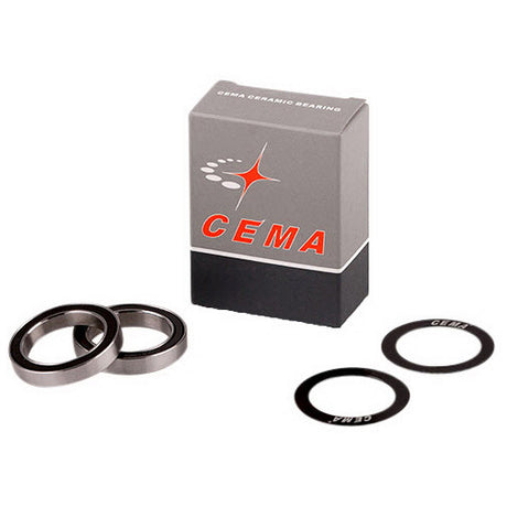Set cuscinetti Cema per interlock 86386 sram dub steel nero