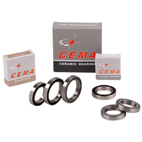 Cuscinetto a sfere Cema 24x37x7 sg3 ceramico rivestito nero