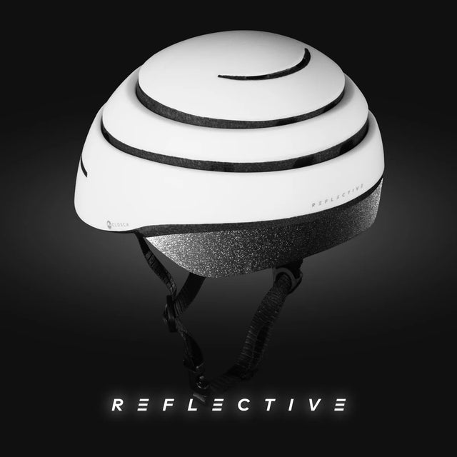 Closca passante per casco riflettente bianco l 60-63cm