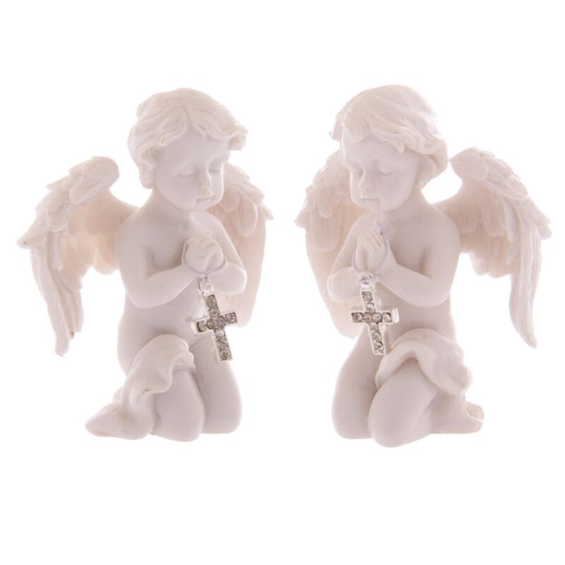 Cherubino con croce scintillante