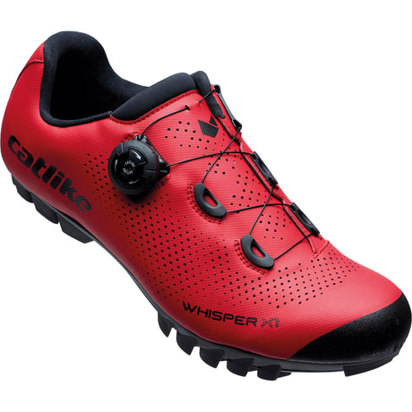 Scarpe mtb Catlike Whisper x1 mtb nylon taglia 45 rosse