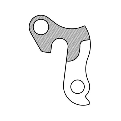 Derarilleur pendente GH-255 Bulls 60 mm Silver