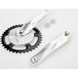 Set di manovella 38t 152 m disco alu argento