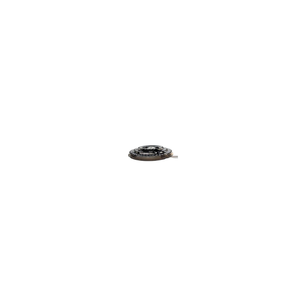Set di manovella 48 38 28 argento