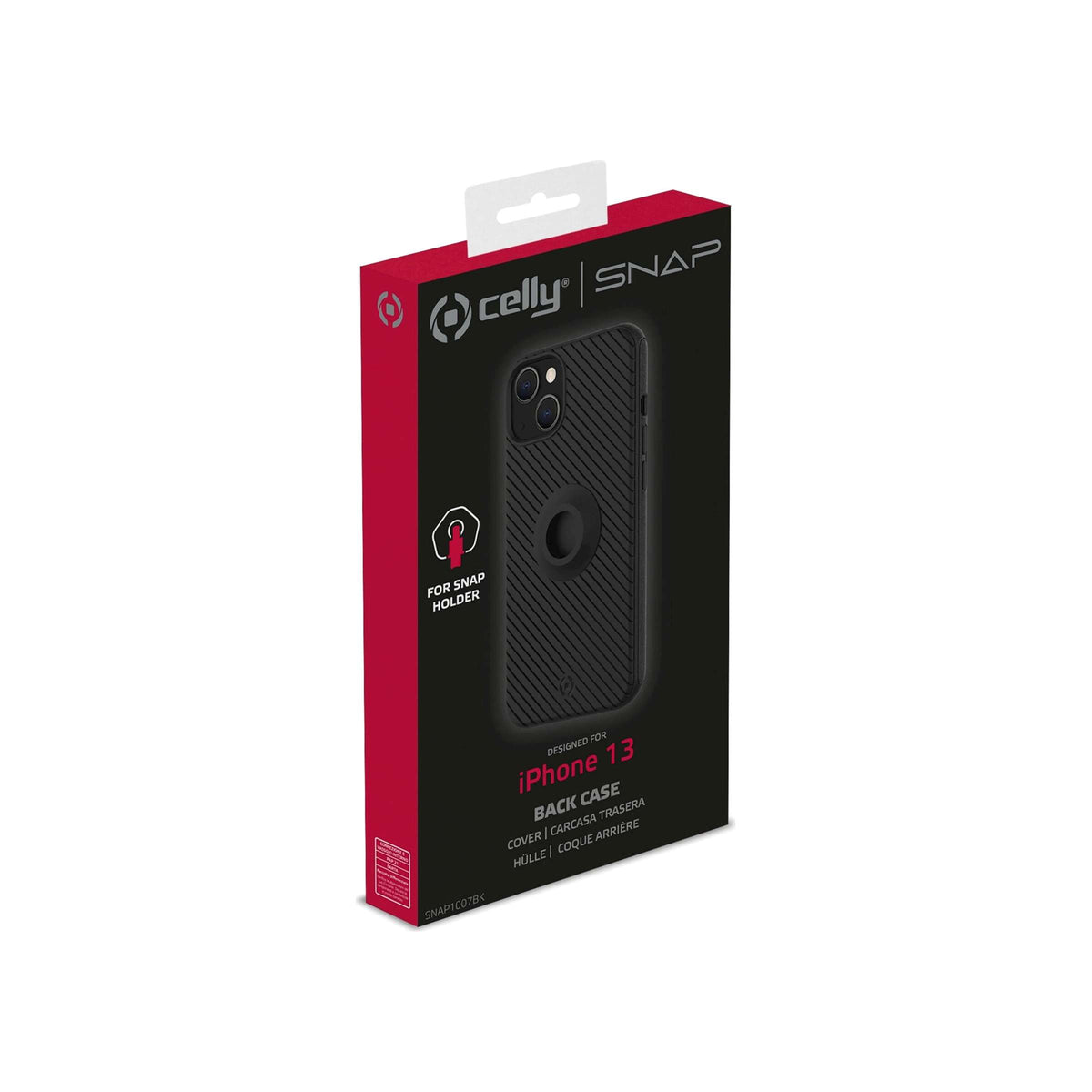 Coperchio Celly Snap iPhone 13 per supporto per telefono