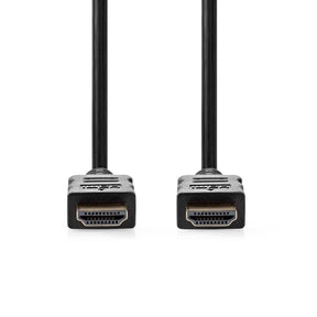 Cavo HDMI Nedis ad alta velocità con Ethernet | connettore HDMI | connettore HDMI | 4k@30hz | arco | 10,2 Gbps | 25,0m| rotondo | pvc | nero | etichetta - cvgl34002bk250