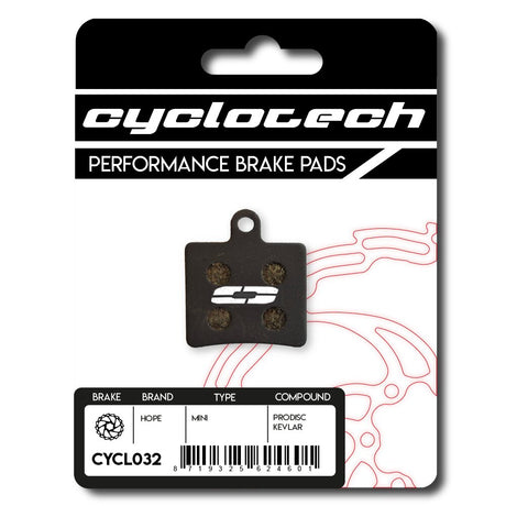 Cyclotech, cyclotech cyclotech schijfremblok prodisc kevlar hope mini