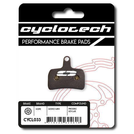 Cyclotech, cyclotech cyclotech schijfremblok prodisc kevlar hope mono mini