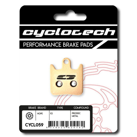 Cyclotech, cyclotech cyclotech schijfremblok prodisc metal hope x2