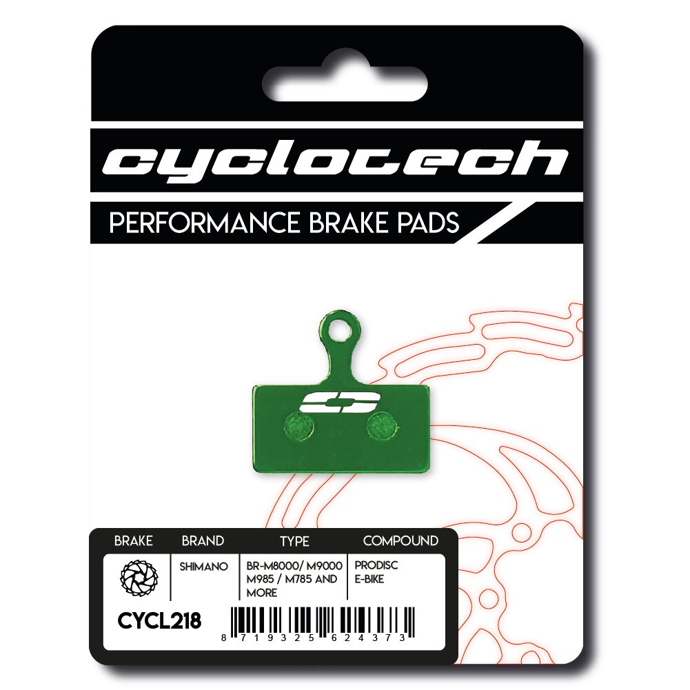 Cyclotech, cyclotech cyclotech schijfremblok prodisc e-bike shimano xt