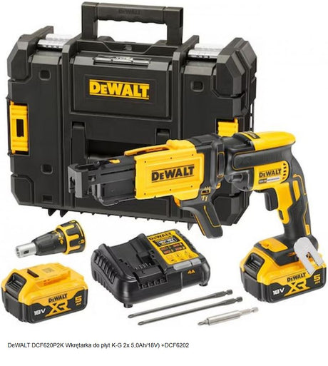 Dewalt dcf620p2k 18v xr avvitatore a cinghia senza spazzole set 2x 5.0ah - dcf620p2k-qw