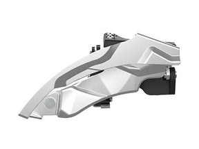 DERILLE ANTERIORE Sunrace M924 9V Dual Pull Silver